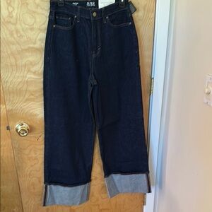 a.n.a High Waist Dark Indigo Denim Jeans
